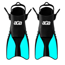 Płetwy do snurkowania snorkelingu pływania r. 42,5-47 czarne/turkusowe