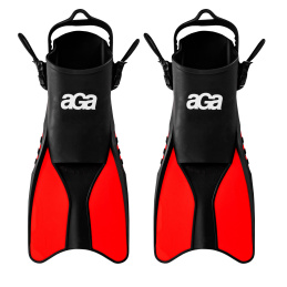 Płetwy do snurkowania snorkelingu pływania r. 38-42 czarne/czerwone