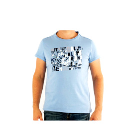 CALVIN KLEIN T-shirt cmp57p 6b2 Blue Clear