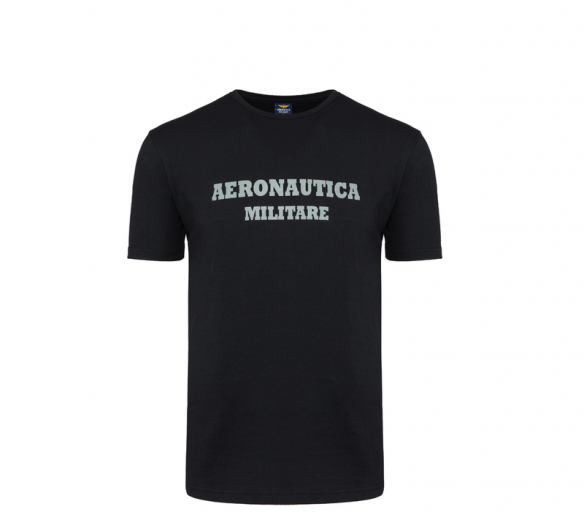 Aeronautica Militare T-shirt ROUND-NECK PRINT 3-Pack X1400 Black